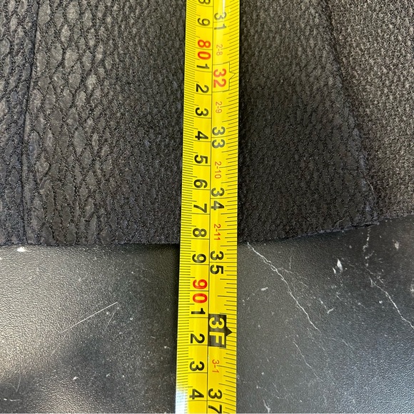 Classic Black Cocktail Prep Goth Grunge Snake Print Textured Dress Size 12 - Picture 12 of 13